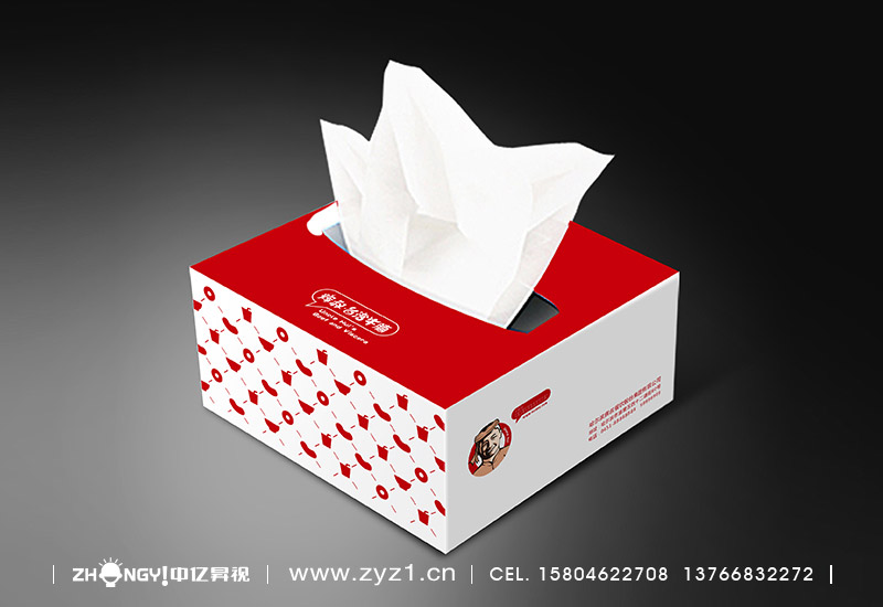 企业餐饮品牌策划设计｜餐饮品牌企业形象VI设计｜纸巾盒设计