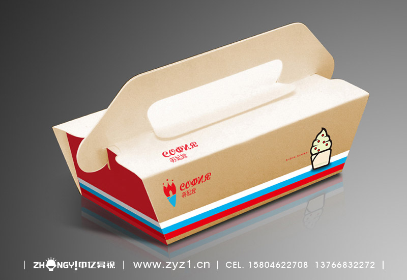 哈尔滨中亿昇视策划设计｜冰淇淋品牌企业形象VI设计｜包装盒设计
