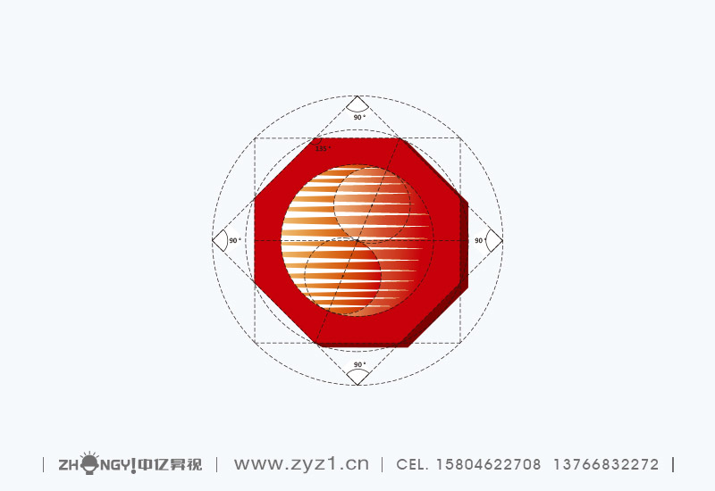 哈尔滨中亿昇视策划设计｜哈尔滨中亿昇视标志设计｜教育培训品牌企业形象VI设计｜教育培训品牌LOGO标准化制图设计