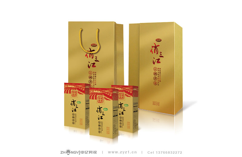 产品+包装设计｜产品+包装大米包装设计｜哈尔滨最好产品+包装设计｜侨三江｜大米装盒设计｜中亿昇视包装设计｜中亿昇视大米包装设计