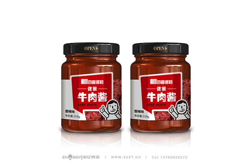 产品+包装设计｜产品+包装食品包装设计｜哈尔滨最好的食品产品+包装设计｜四喜德勒｜食品包装设计｜中亿昇视食品包装设计｜大酱包装设计