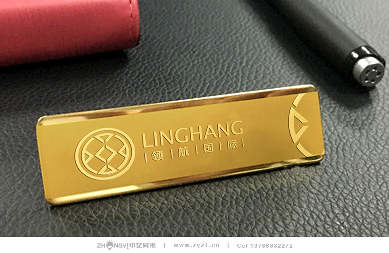 哈尔滨中亿昇视教育科技品牌策划设计｜哈尔滨中亿昇视标志设计｜教育科技品牌企业形象VI设计｜金属胸牌设计